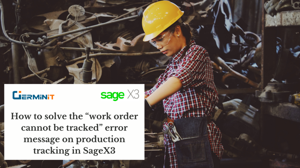 How to solve the “work order cannot be tracked” error message on ...